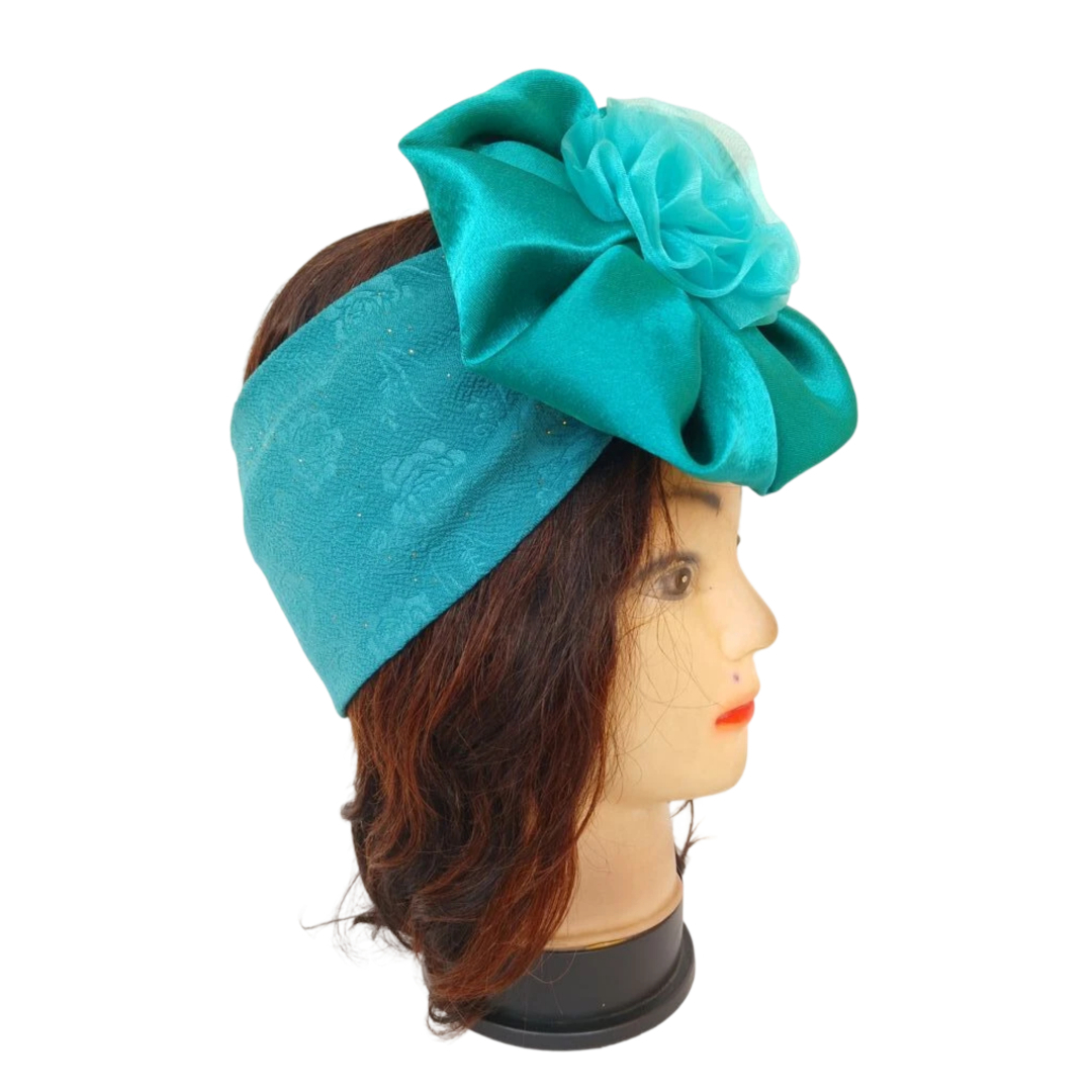 Bandeau vert avec fleur