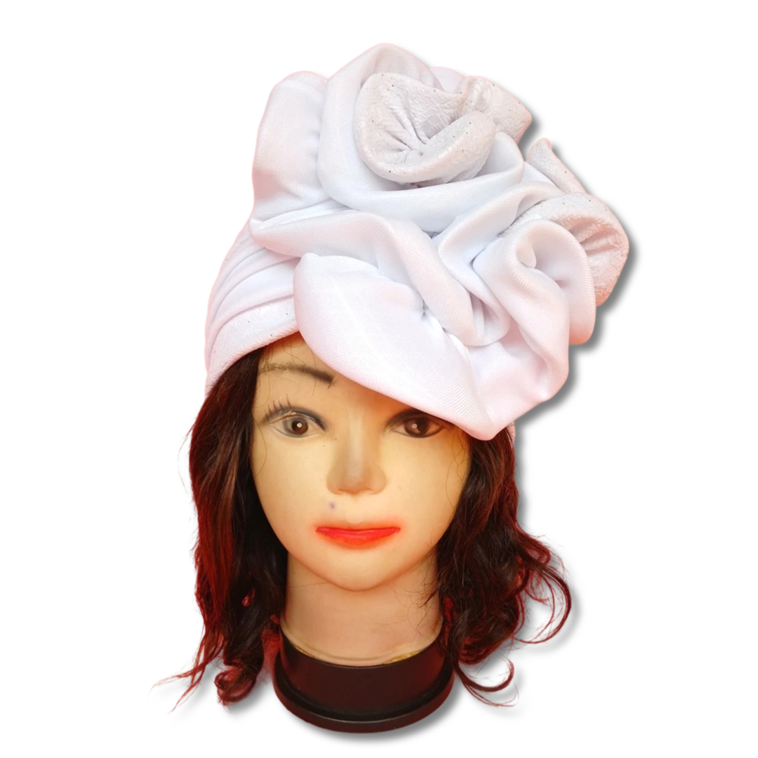 Bandeau blanc étage avec fleur