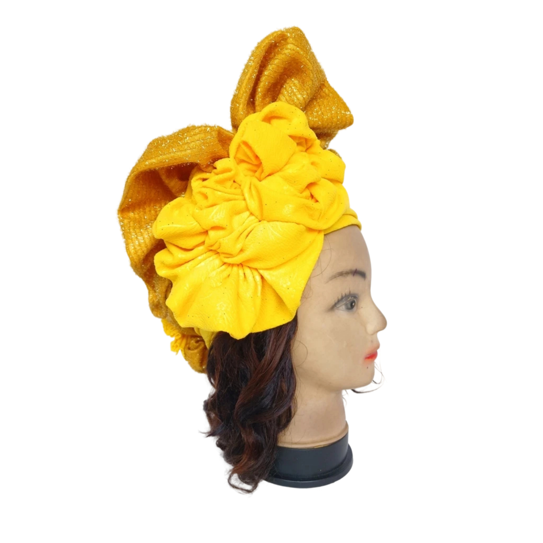 Bandeau Jaune avec fleur