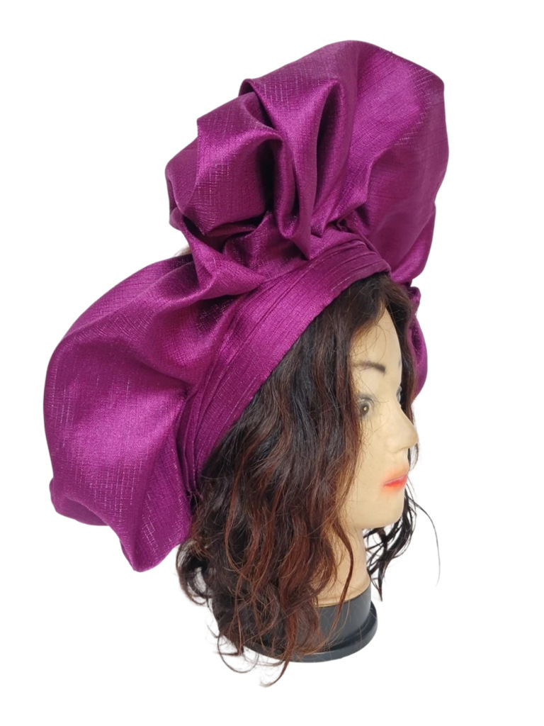Chapeau fleur ouvert violet