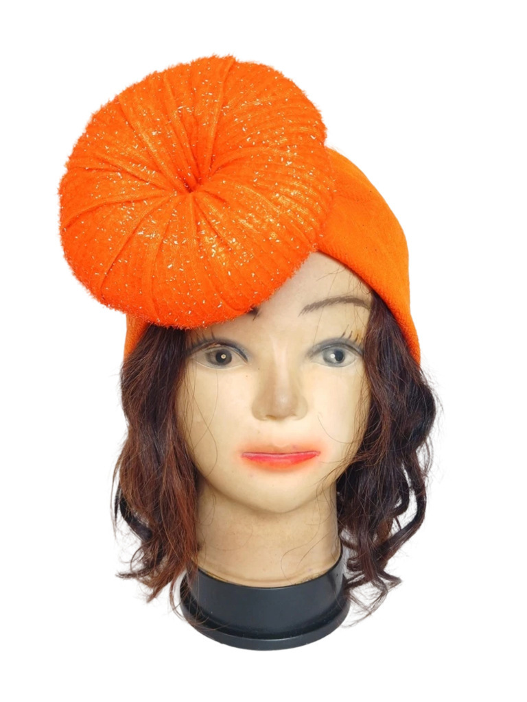 Bandeau orange avec cercle avant