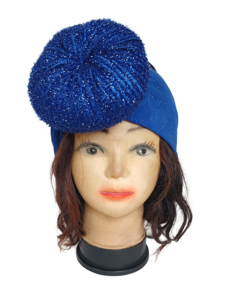 Bandeau bleu avec cercle avant